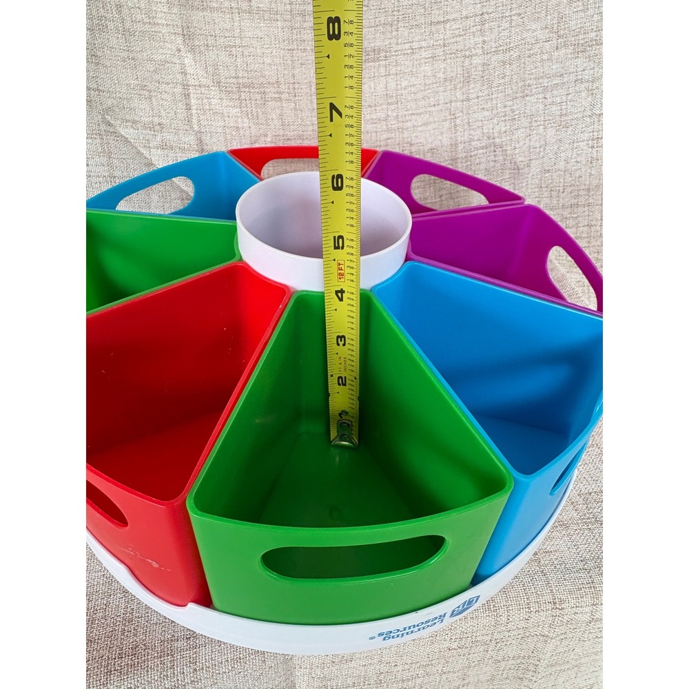 Learning Resources Storage Center Kids OS Multicolor Excellent Rotating Carousel - Picture 4 of 5